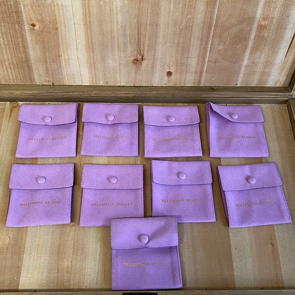 Melinda Maria Purple Jewelry Pouches - Picture 6 of 6